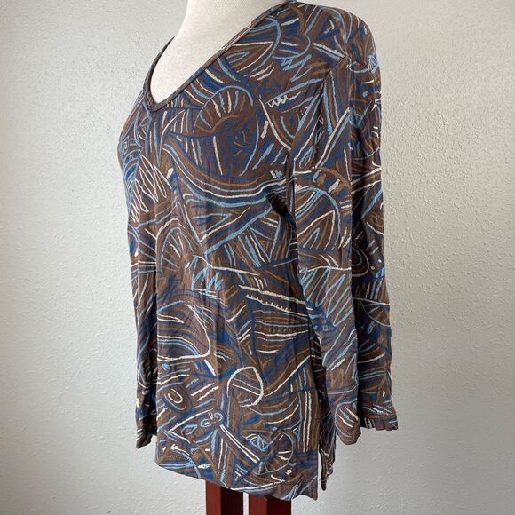 Wear It Three Quarter Sleeve Top Size 2 (M) EUC - Picture 4 of 6
